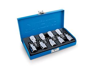 مجموعه مبدل سری بکس به سری ستاره ای نووا مدل NTS 7005 با درایو 1/2 اینچ Nova NTS 7005 Star Bit socket Set Wrench 9 PCS 1/2 DR