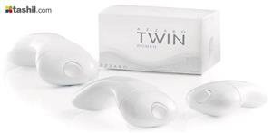 ادو تویلت زنانه آزارو تویین Twin Women حجم 80 میلی  Azzaro twin for Women 80ml