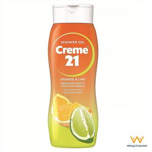 شامپو بدن کرم 21 مدل Orange And Lime حجم 250 میلی لیتر ژل شستشوی بدن کرم 21 با رایحه پرتقال و لیمو 250 میلی لیتر