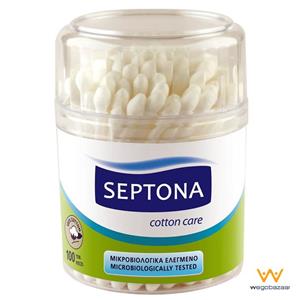 گوش پاک کن سپتونا بسته 100 عددی Septona Cotton Swab 100pcs 