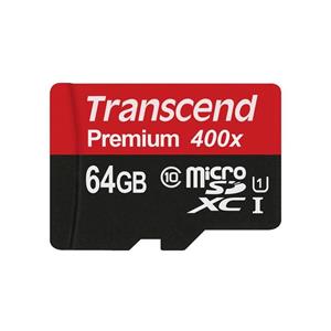 کارت حافظه ترنسند مدل کلاس 10 پریمیوم با ظرفیت 64 گیگابایت Transcend SDXC Class 10 Premium Memory Card 64GB