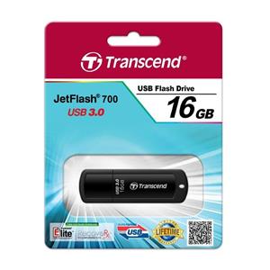 فلش مموری ترنسند مدل جت فلش 700 با ظرفیت 16 گیگابایت Transcend JetFlash 700 USB 3.0 Flash Memory 16GB