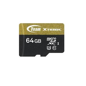 کارت حافظه تیم گروپ مدل اکستریم با ظرفیت 64 گیگابایت Team Group Xtreem UHS-1 U3 MicroSDXC 64GB