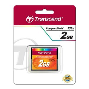 کارت حافظه ترنسند مدل 133 ایکس با ظرفیت 2 گیگابایت Transcend CF 133X 2GB Compact Flash Card 