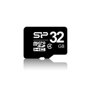 کارت حافظه سیلیکون پاور با ظرفیت 32 گیگابایت Silicon Power Class 4 MicroSDHC 32GB