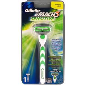 خود تراش ژیلت مدل Mach 3 Sensitive Gillette Blade 