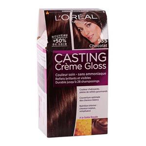 کیت رنگ مو کستینگ لورال پاریس مدل Casting شکلاتی 535 LOreal Casting Creme Gloss Hair Color Kit 535