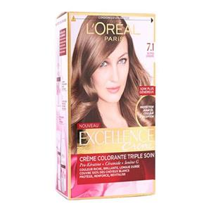 رنگ موی زنانه  Excellence Creme 7.1 لورال
