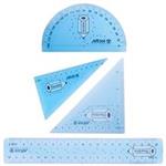 Arya 4 Pieces Ruler set Code 8028