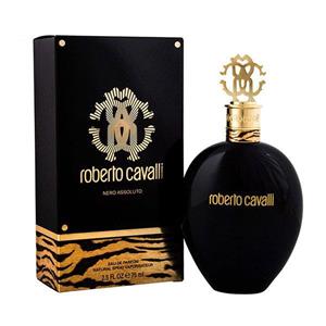 ادو پرفیوم زنانه روبرتو کاوالی مدل Roberto Cavalli Nero Assoluto حجم 75 میلی لیتر Roberto Cavalli Nero Assoluto Eau De Parfum For Women 75ml
