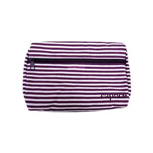 کیف لوازم آرایشی کاپریس مدل راه راه لنین Caprice Striped Linen Bag