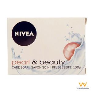 صابون زیبایی نیوآ مدل Pearl And Beauty Cream Soap 100gr Nivea Pearl And Beauty Cream Soap 100gr