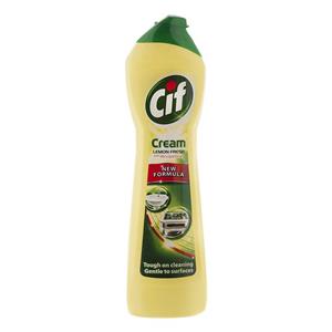 کرم تمیزکننده سطوح سیف مدل Lemon Fresh حجم 500 میلی لیتر Cif Lemon Fresh Surface Cleaner Cream 500ml