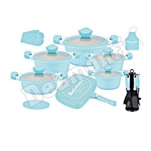 ست قابلمه گرانیتی دلمونتی 22 پارچه DL1150 Delmonti  DeLmonti DL1150 Die-Cast Cookware set‎