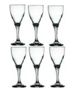 لیوان پایه بلند پاشاباغچه مدل Twist 44362 بسته 6 عددی Pasabahce Twist 44362 Glasses Pack of 6