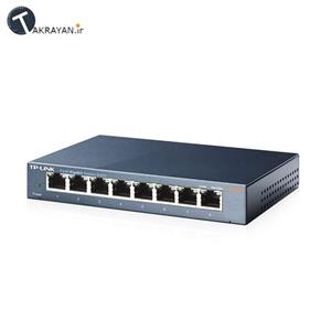 سوییچ گیگابیتی 8 پورت تی پی-لینک مدل TL-SG108 TP-Link TL-SG108 8-Port Gigabit Switch