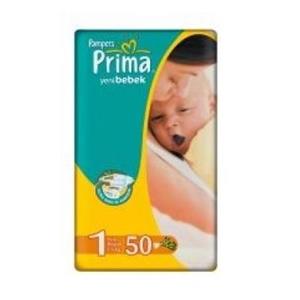 پوشک پریما مدل Pampers سایز 1 بسته 50 عددی Prima Pampers Size 1 Diaper Pack of 50