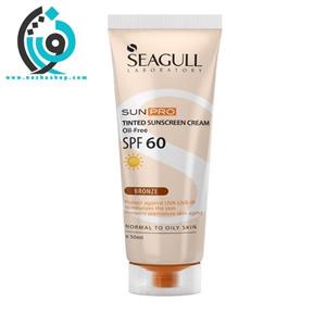 کرم ضد آفتاب مدل SUNPRO SPF60  سی گل مناسب انواع پوست Seagull SUNPRO SPF60 Sunscreen Cream