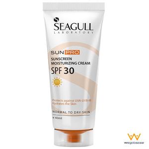 کرم ضد آفتاب و مرطوب کننده سی گل مدل Sunpro SPF30 Seagull Sunscreen Moisturizing Cream 