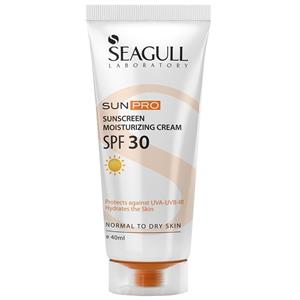  کرم ضد آفتاب و مرطوب کننده سی گل مدل Sunpro SPF30 Seagull Sunpro Sunscreen Moisturizing Cream SPF30