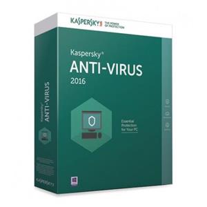 آنتی ویروس کسپرسکی 2016، 1+1 کاربر، 1 ساله Kaspersky Antivirus 2016 1+1 Users 1 year Security Software