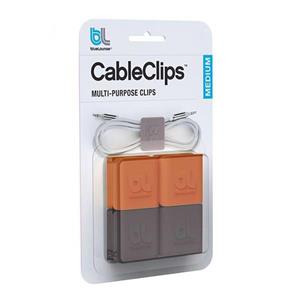 نگهدارنده کابل بلولانژ مدل Cableclip Medium بسته 4 عددی blueLounge CableClip Medium Cable Holder Pack Of 4