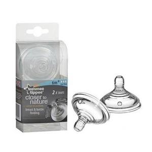 سر شیشه تامی تیپی مدل TT42212410 Tommee Tippee TT42212410 Bottle Teats Pack of 2