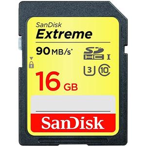 کارت حافظه SDHC سن دیسک مدل Extreme کلاس 10 استاندارد UHS-I U3 سرعت 90MBps 600X ظرفیت 16 گیگابایت Sandisk Extreme Class 10 UHS-I U3 600X 90MBps SDHC - 16GB