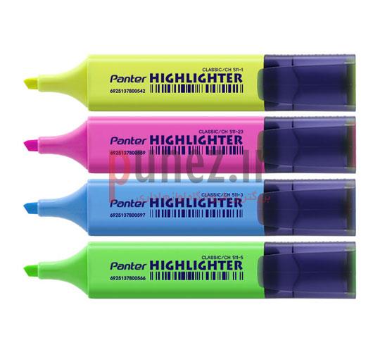 ماژیک علامت گذار 4 رنگ پنتر مدل CH511WP4