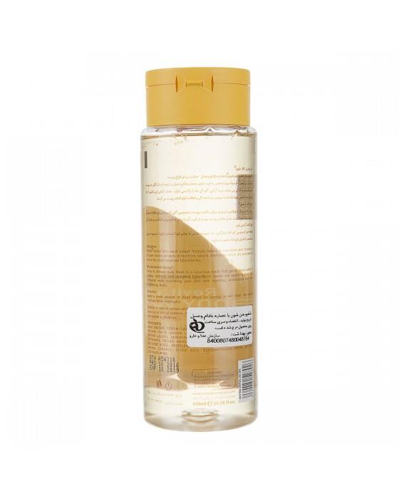 شامپو بدن شون با عصاره عسل و بادام حجم 420 میل