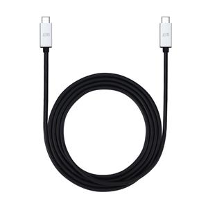 کابل USB-C جاست موبایل مدل AluCable به طول 2 متر Just Mobile AluCable USB-C To USB-C Cable 2m