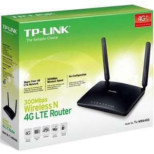 مودم روتر 4G LTE بی سیم N300 تی پی-لینک مدل TL-MR6400 TP-LINK TL-MR6400 Wireless N300 4G LTE Modem Router