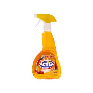 شیشه پاک کن نارنجی اکتیو حجم 500 میلی لیتر Active Glass Cleaner Orange 500ml 