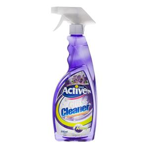 شیشه پاک‌کن ضدبخار بنفش اکتیو حجم 500 میلی‌لیتر Active Purple Anti Fog Glass Cleaner 500ml