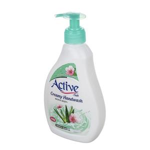 مایع دستشویی کرمی سبز اکتیو حجم 350 میلی‌لیتر Active Cream Washing Liquid Green 350ml