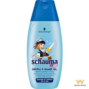 شامپو بچه شوما مدل Kids برای پسران حجم 250 میلی لیتر Schauma Kids Shampoo And Shower Gel For Boy 250ml