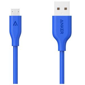 کابل تبدیل USB به microUSB انکر مدل PowerLine به طول 3 متر Anker PowerLine USB To microUSB Cable 3m