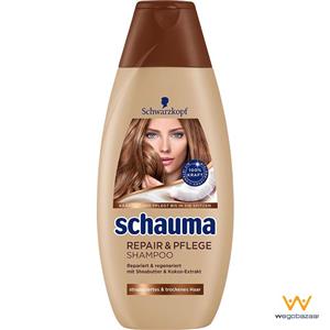 شامپو ترمیم کننده شوما مدل Repair And Care حجم 400 میلی لیتر Schauma Repair And Care Shampoo 400ml