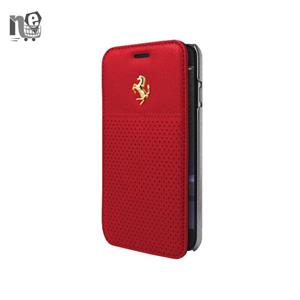 کاور گوشی آیفون 6/6 اس فراری Ferrari Berlinetta perforated leather Booktype for iPhone 6/6s