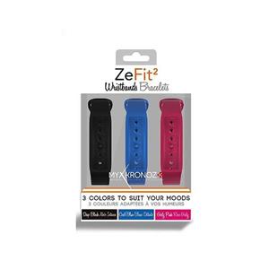 پک 3 عددی بند مچ‌بند هوشمند مای کرونوز مدل ZeFit2 X3 Classic Mykronoz ZeFit2 X3 Classic Pack Wristbands Bracelets