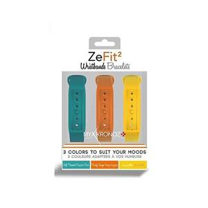 پک 3 عددی بند مچ‌بند هوشمند مای کرونوز مدل ZeFit2 X3 Colorama Mykronoz ZeFit2 X3 Colorama Pack Wristbands Bracelets