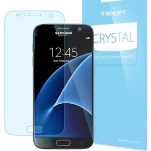 محافظ صفحه نمایش اسپیگن مدل Crystal مناسب برای گوشی موبایل سامسونگ Galaxy S7 Spigen Crystal Screen Protector For Samsung Galaxy S7