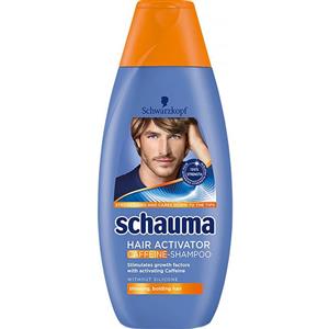 شامپو تقویت کننده مردانه شوما مدل Caffeine حجم 400 میلی لیتر Schauma Hair Activator Caffeine Shampoo For Men 400ml