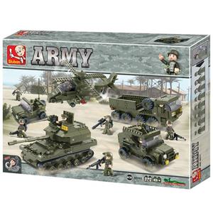 اسباب بازی ساختنی اسلوبان مدل  M38 B0311 Sluban Army Land Forces Jiont Attack M38 B0311 Toys Building