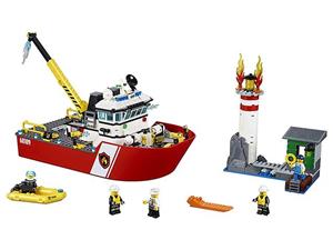 لگو سری City مدل Fire Boat 60109 Lego City Fire Boat 60109 Toys