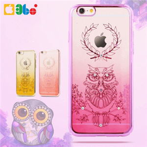  Apple iPhone 6 Plus and iPhone 6S Plus REMAX Clock Fancy Diamond PC Case 