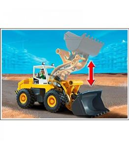 ساختنی پلی موبیل مدل Industrial Dump Truck 5469 Playmobil Large Front Loader 5469 Building