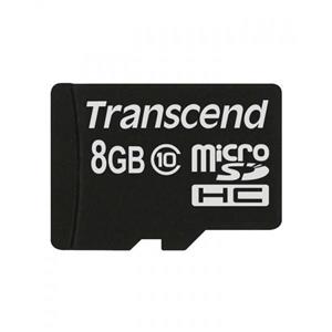 کارت حافظه‌ microSDHC ترنسند مدل Premium کلاس 10 سرعت 20MBps 133X ظرفیت 8 گیگابایت