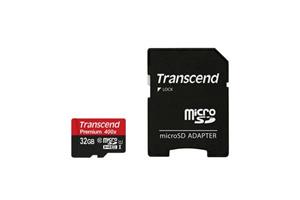 کارت حافظه microSDXC ترنسند مدل Premium کلاس 10 استاندارد UHS-I U1 سرعت 60MBps 400X همراه با آداپتور SD ظرفیت 64 گیگابایت Transcend Premium UHS-I U1 Class 10 60MBps 400X microSDXC With Adapter - 64GB