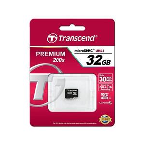 کارت حافظه‌ SDHC ترنسند مدل Premium کلاس 10 استاندارد UHS-I U1 سرعت 60MBps 400X ظرفیت 32 گیگابایت